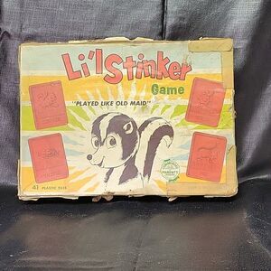 Vintage Li'L Stinker Game 1956 Similar To Old Maid,  Schaper  # 209